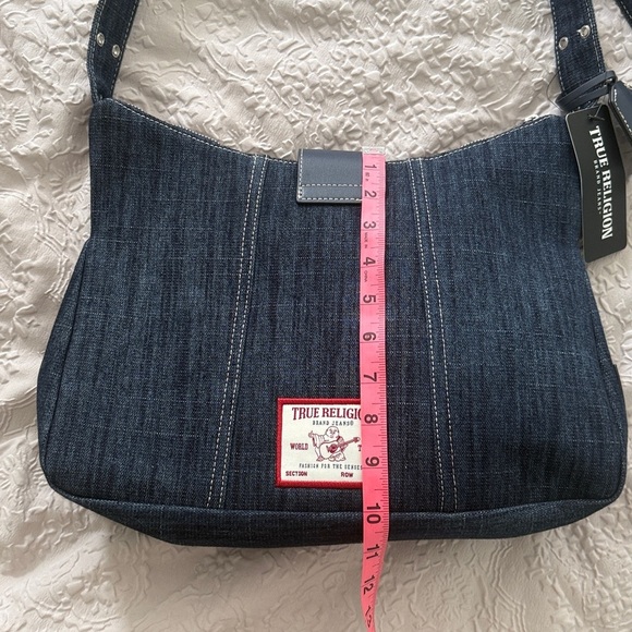 True Religion Dark Denim Hobo Bag - Picture 8 of 12